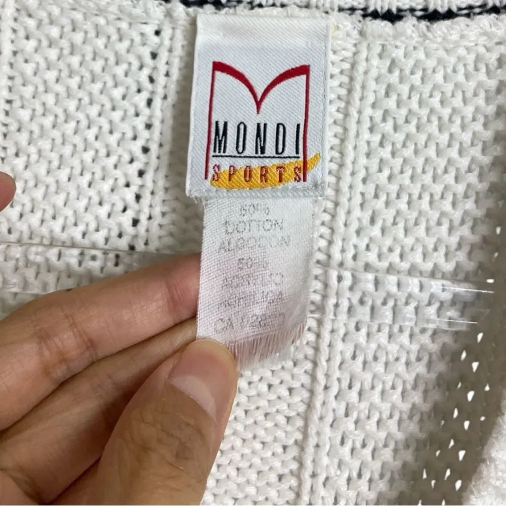Vintage 80s Mondi Sport knit sweater size M/L